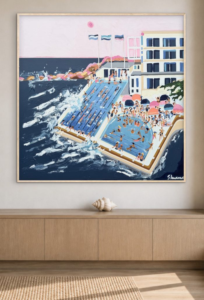 Big Bondi 126x126cm framed