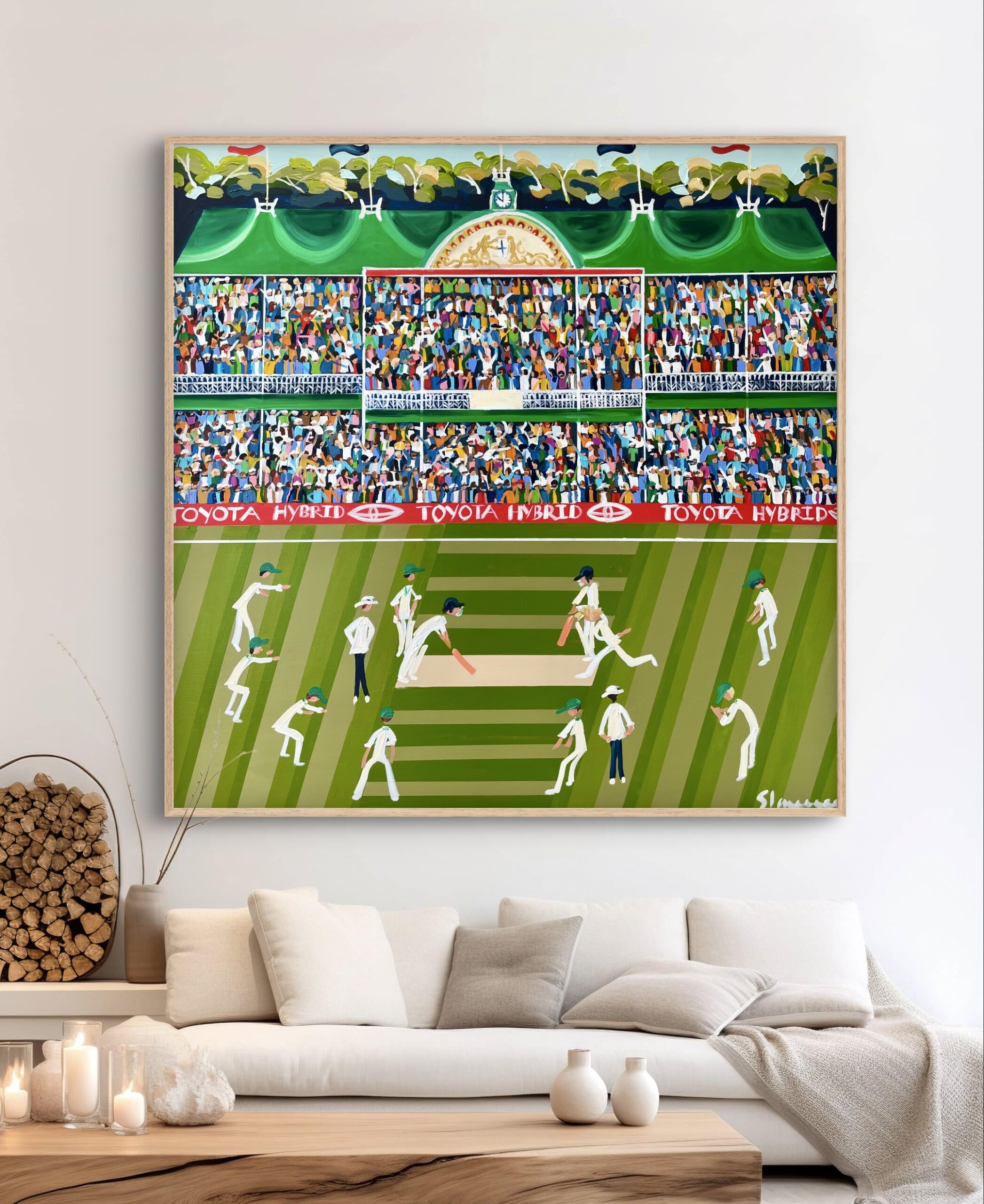 SCG Members Stand framed 126x126