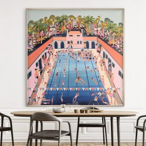 Manuka Pool framed 126x126