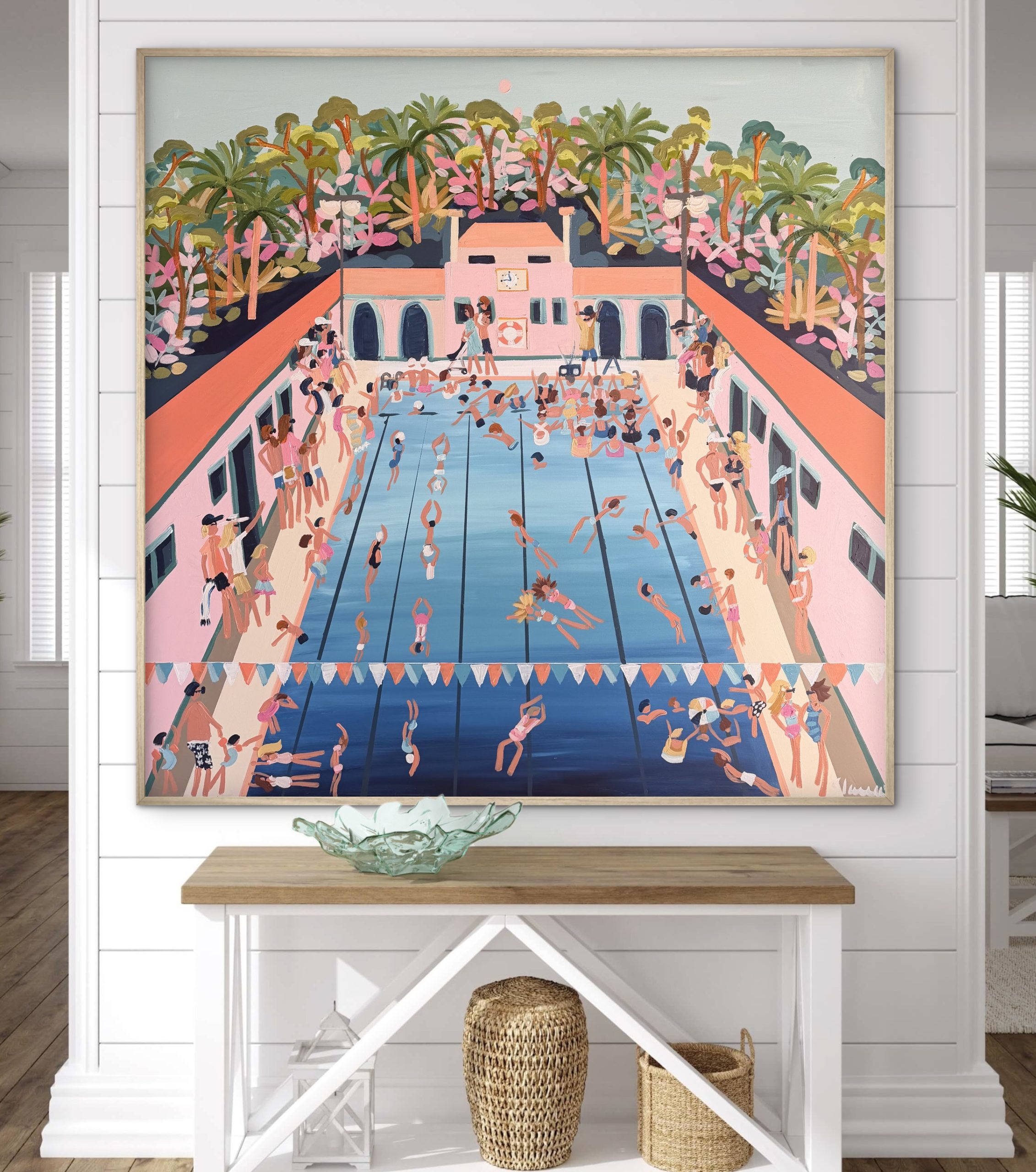 Manuka Pool framed 126x126 - Image 2