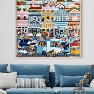 Sydney Central 106x106 framed