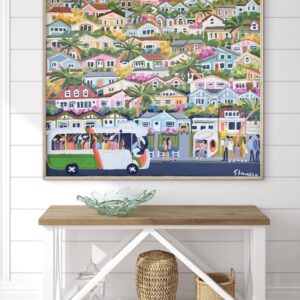 Bus Trips 106x106 framed