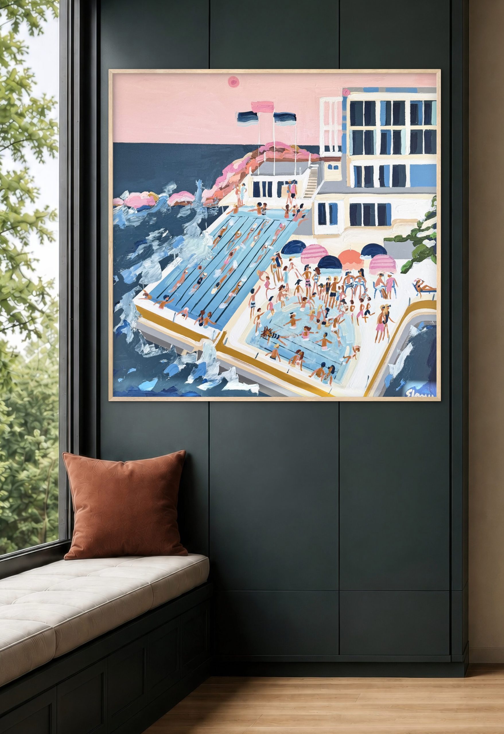 Bondi 106x106cm framed - Image 7