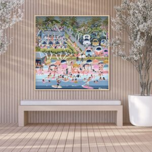 Bar Beach framed 126x126