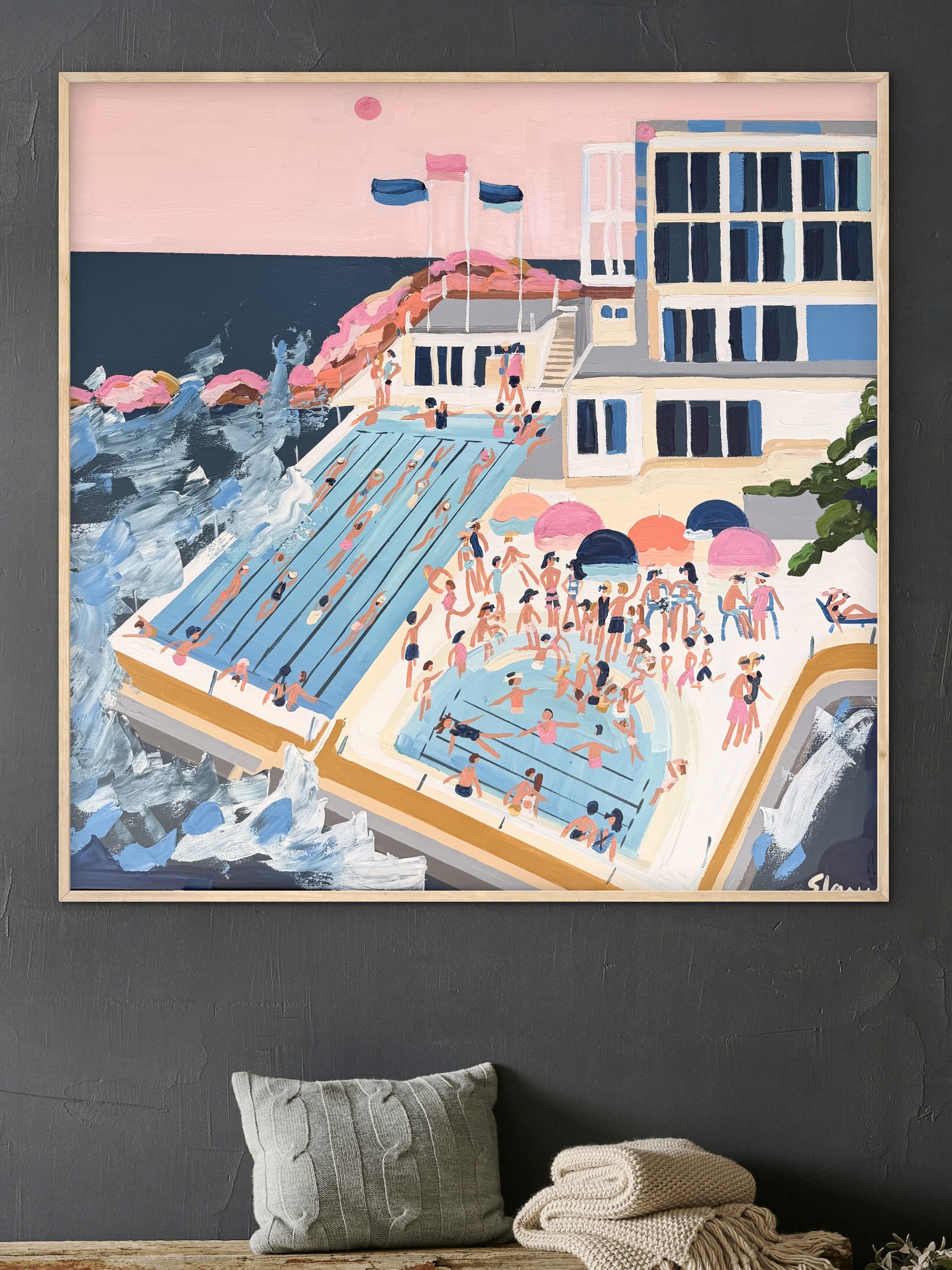 Bondi framed 106x106 - Image 6