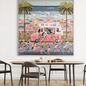 Mr Whippy 126x126cm framed