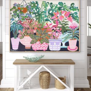 Plant Life 126x96cm framed