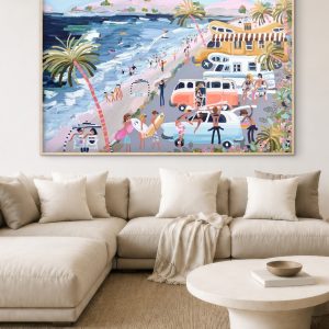 Island Life 157x107cm framed