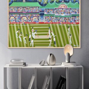 SCG Cricket 126x96 framed cricket scene