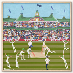 SCG Magic 66x66 framed cricket scene