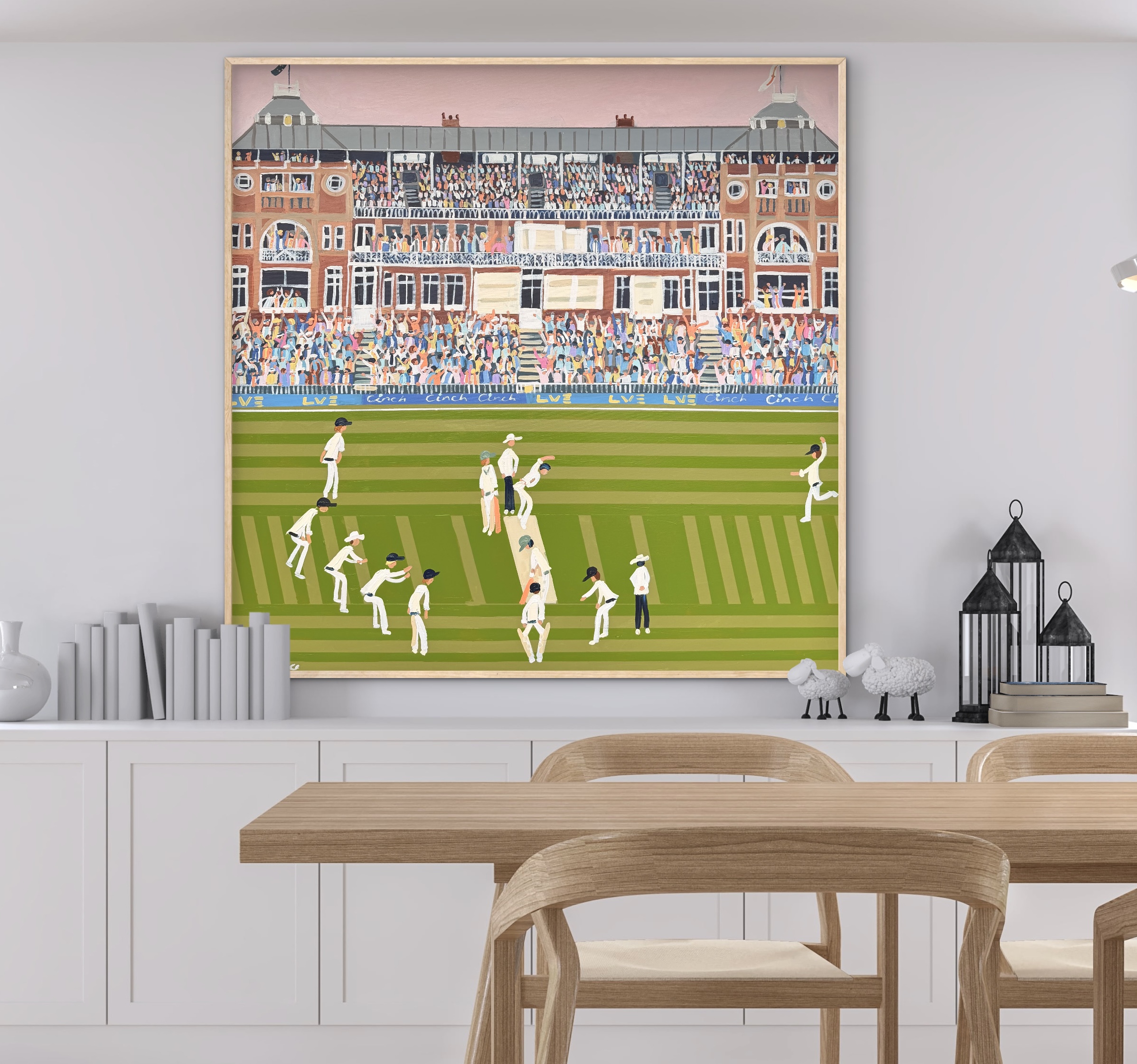 Lords framed 126x126cm - Image 5