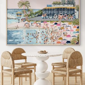 Rainbow Bay 157x107cm framed