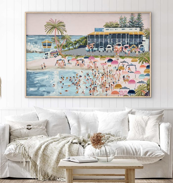 Rainbow Bay 157x107cm framed