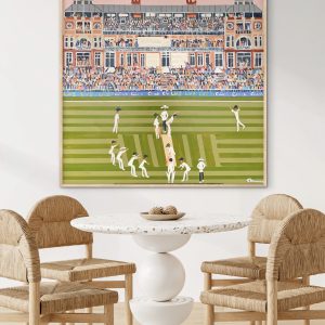 Cricket Lords 106x106 framed