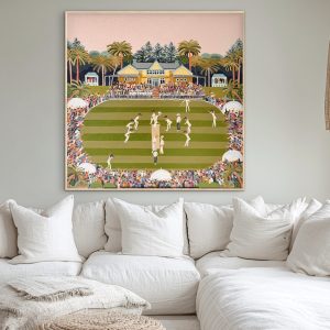 Home of Cricket 126x126cm framed