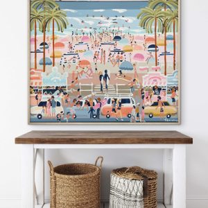 Palm Beach 106x106 cm framed