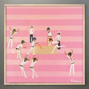 Pink Test 66x66cm framed