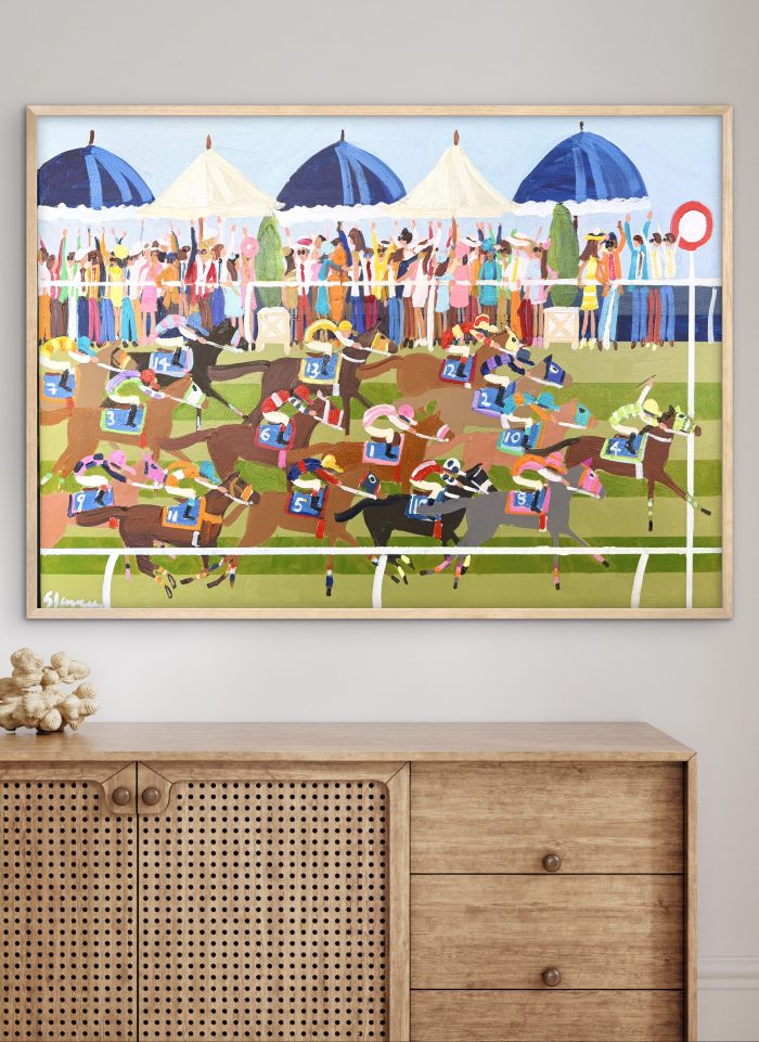 Horse Race Art
