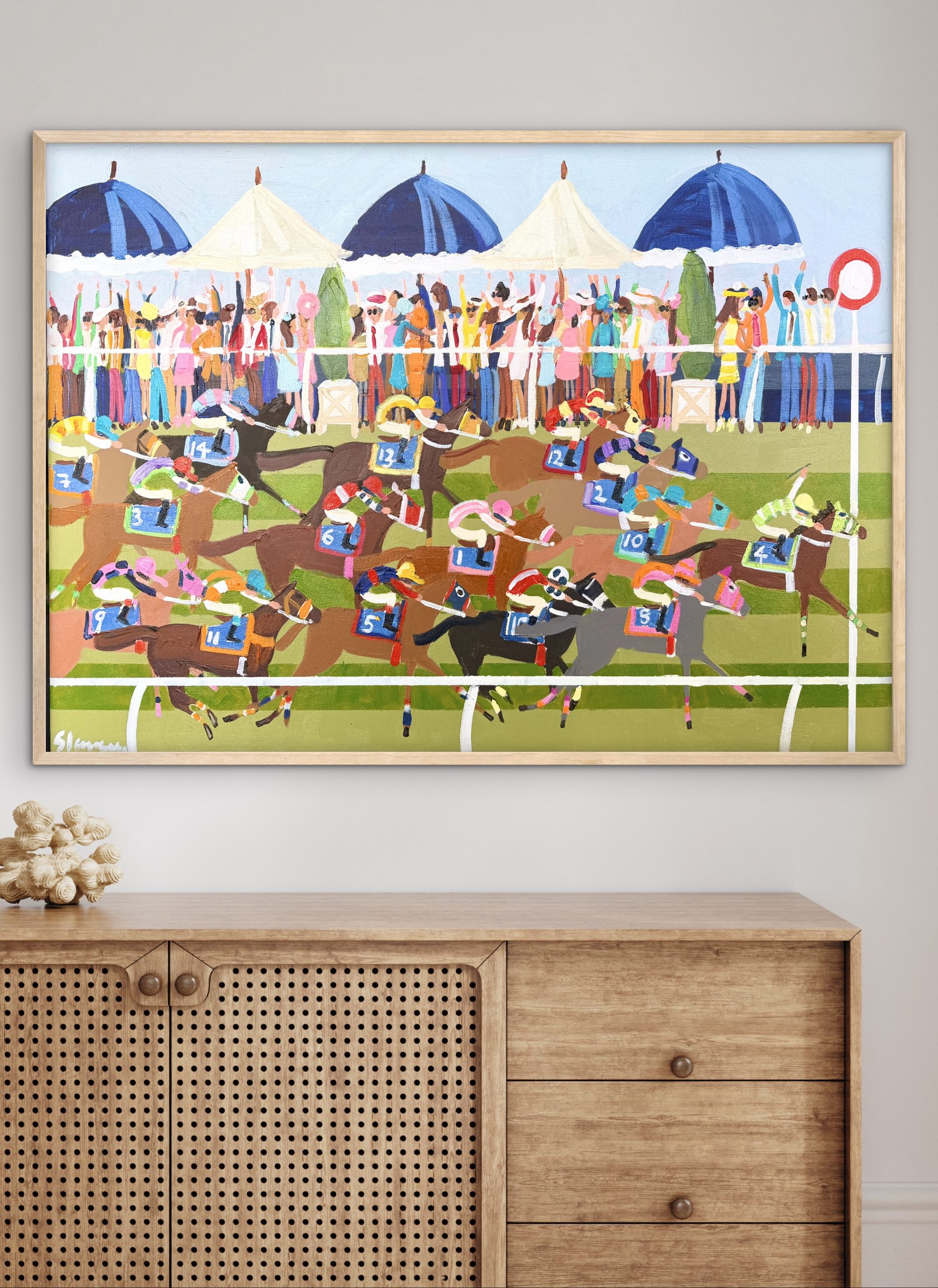Horse Race Art