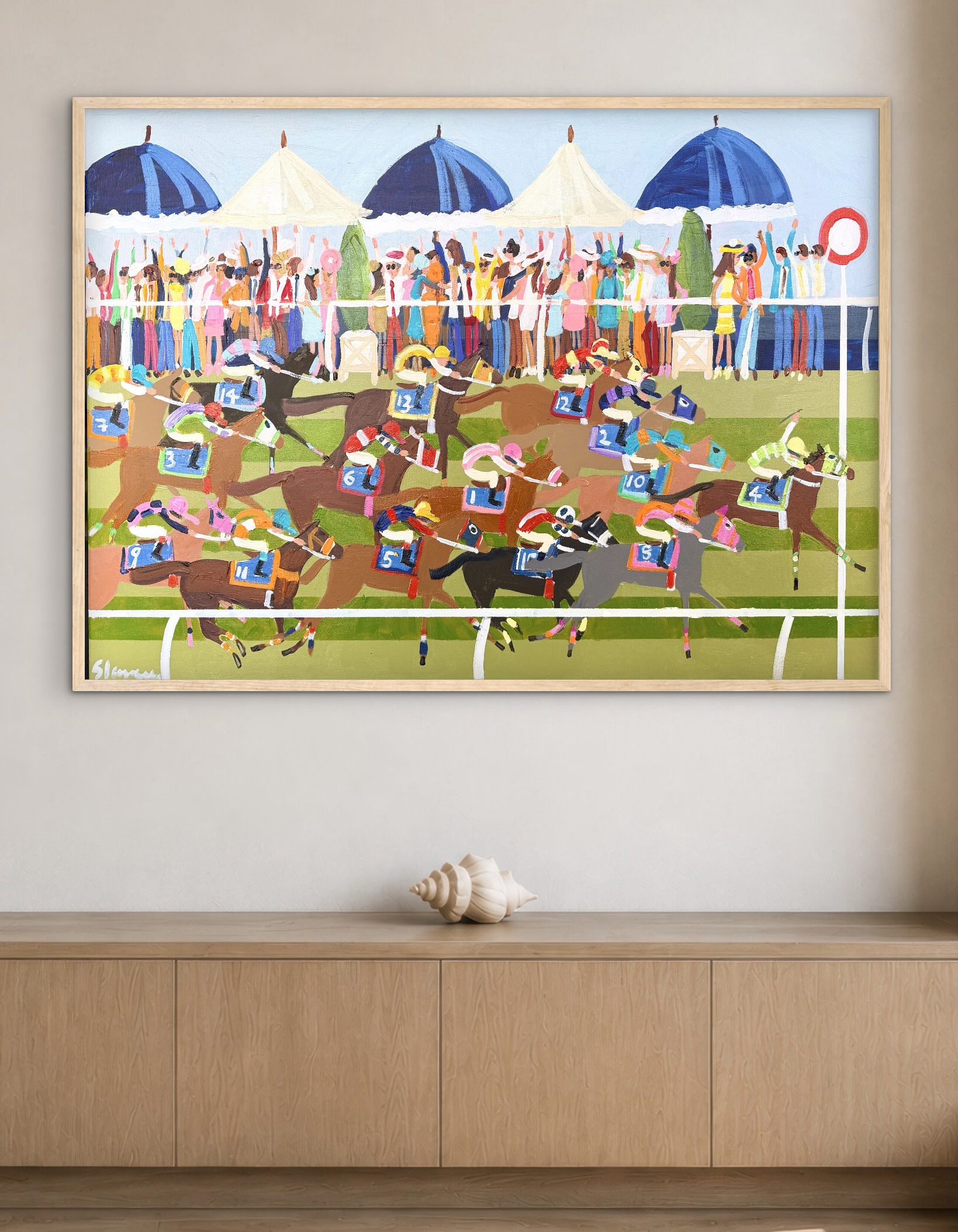 Horse Race art