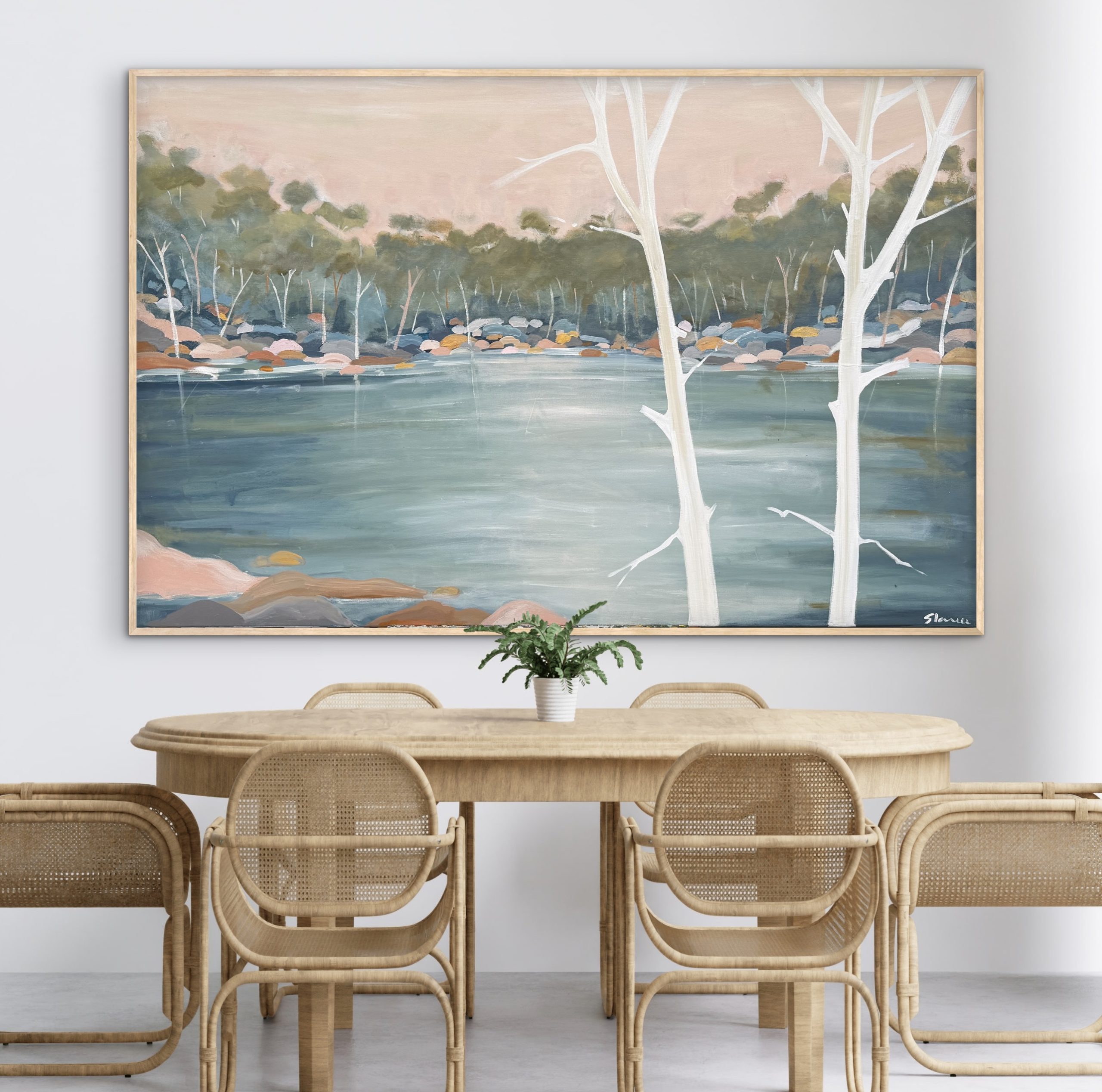 Rock Salt 157x107cm framed - Image 2