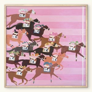 Odds on Favourite 66 x 66cm framed