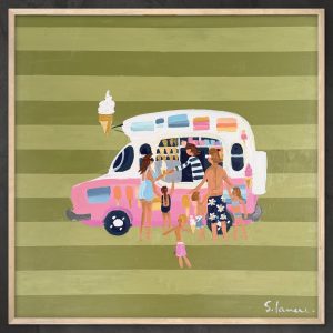 Mr Whippy 66 x 66cm framed