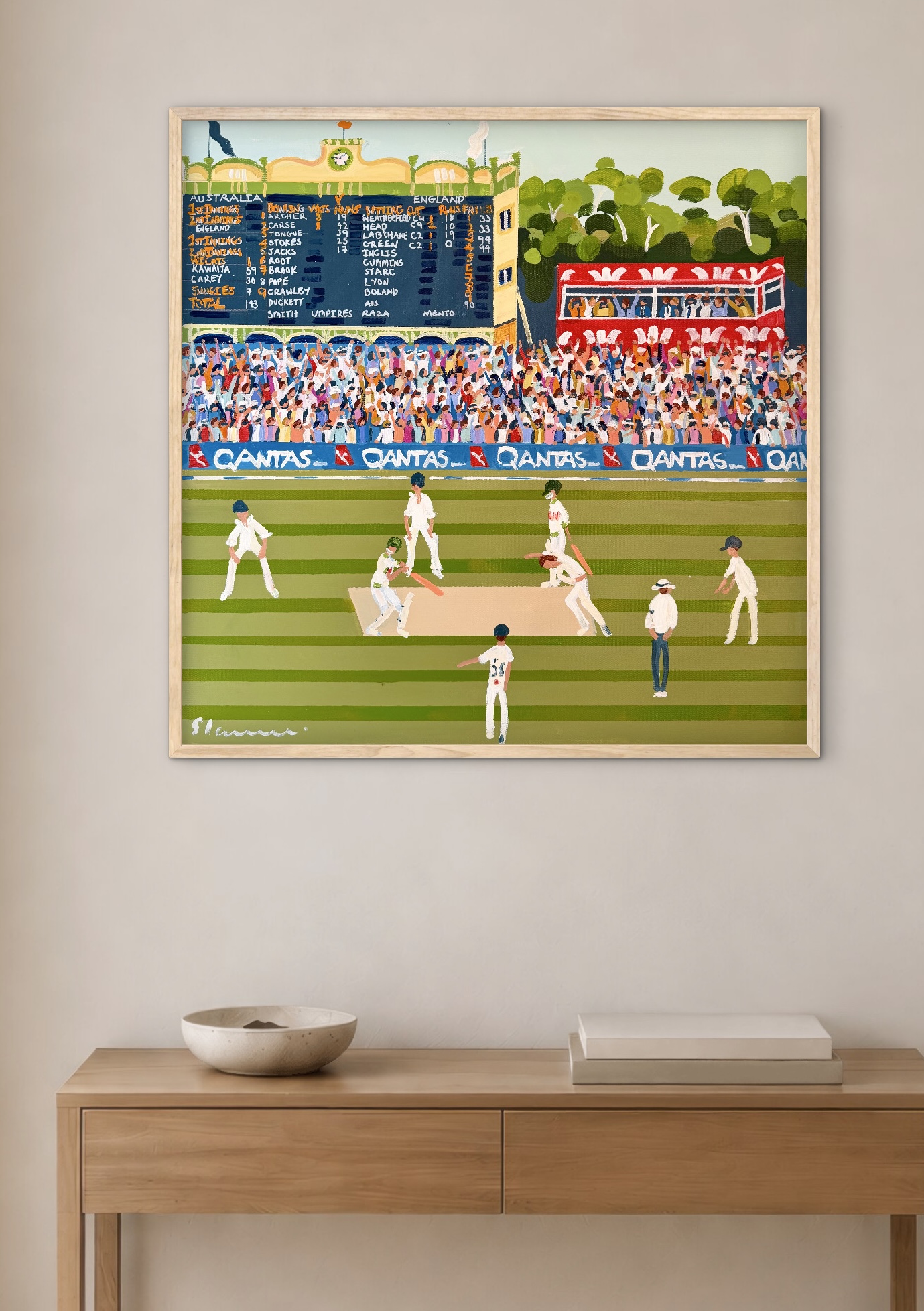 Adelaide Ashes 66x66cm framed - Image 2