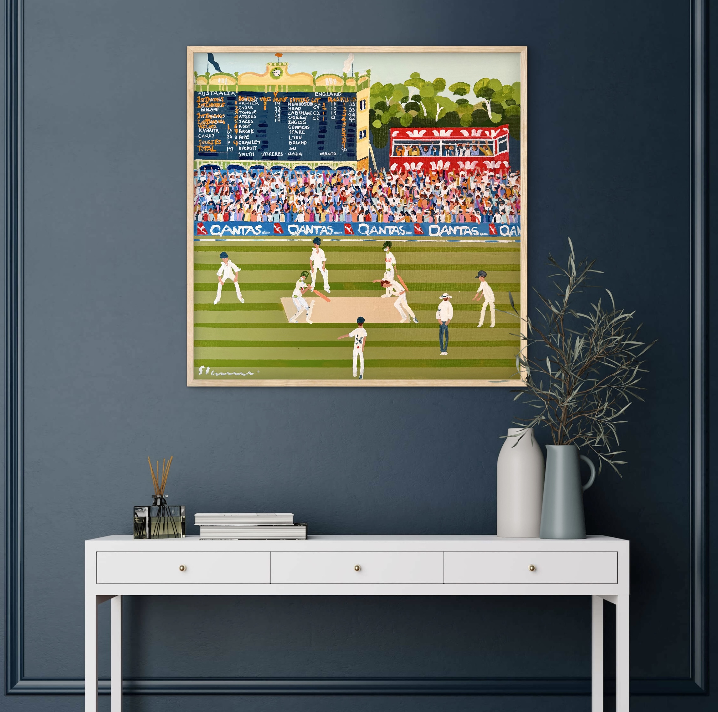 Adelaide Ashes 66x66cm framed - Image 6