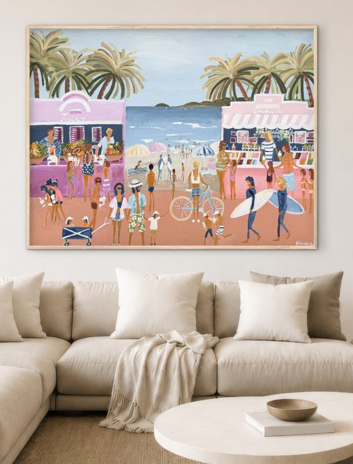 Juice and Gelato 126x96cm framed