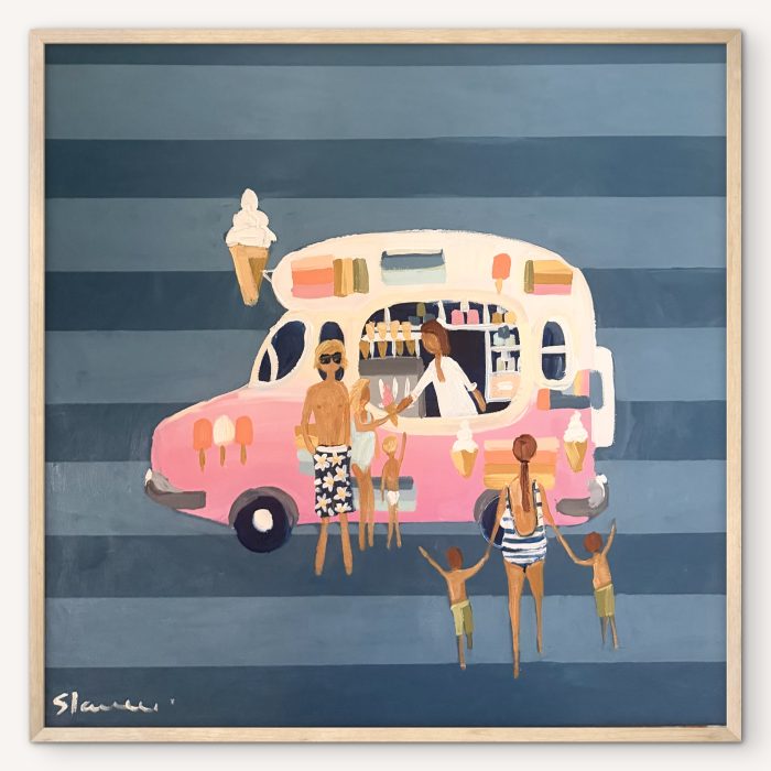 Mr Whippy 66 x 66cm framed