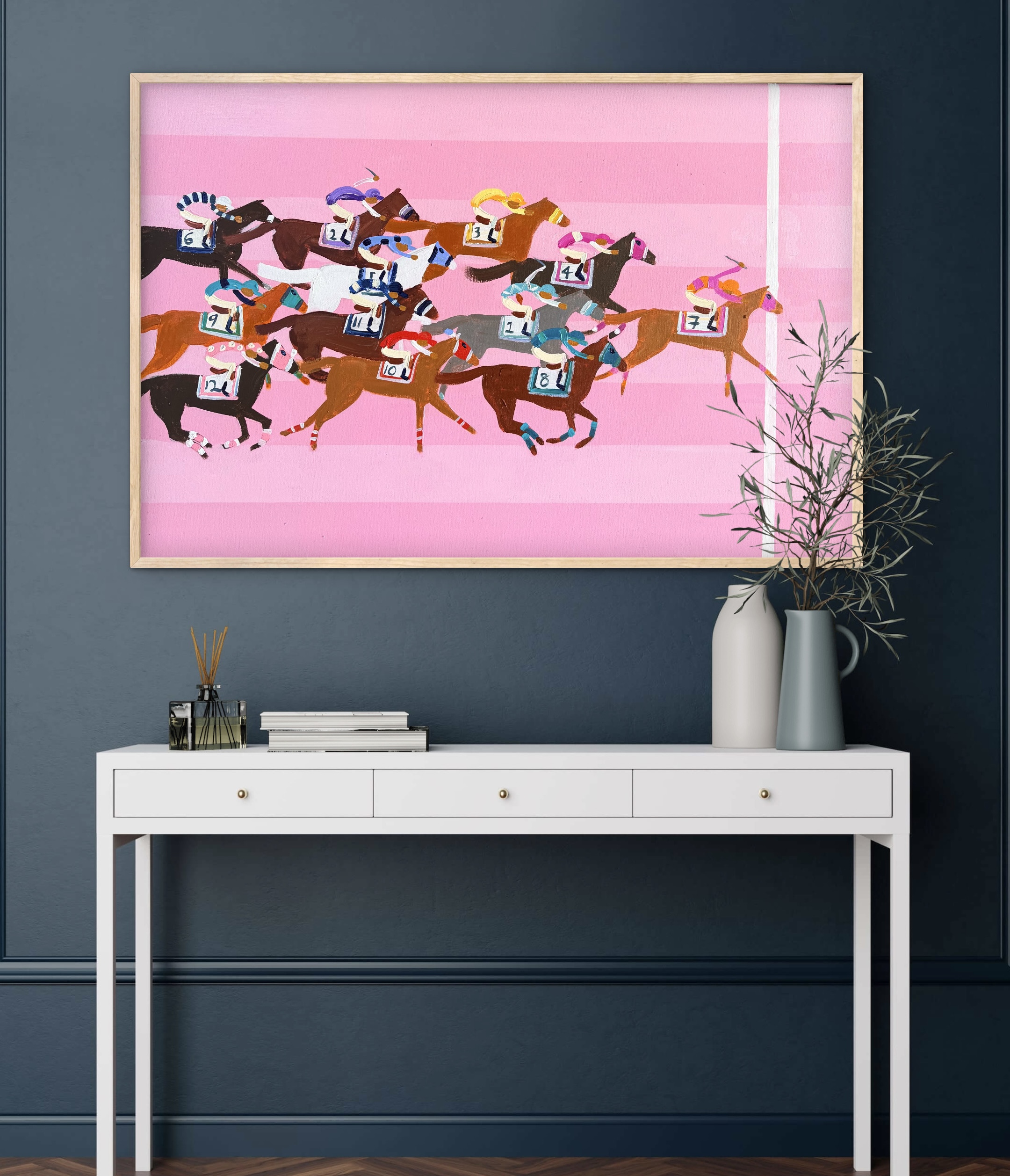 Each Way Bet 96 x 66cm framed - Image 5