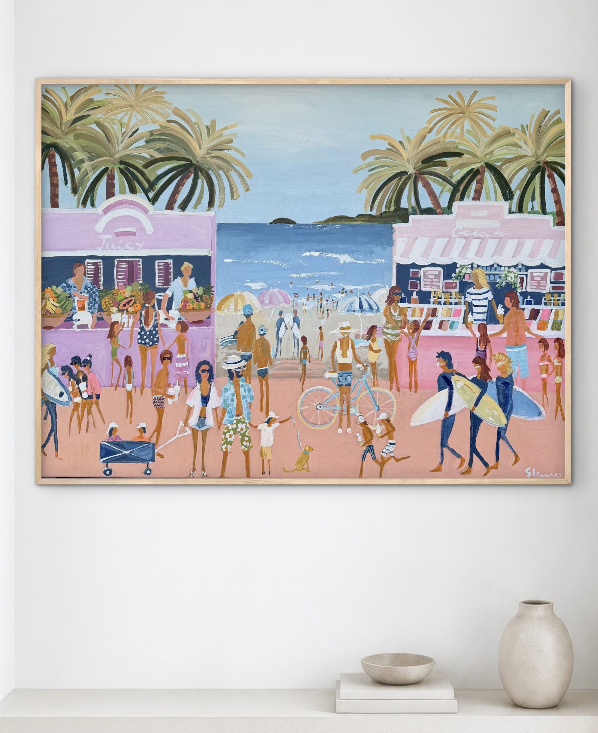 Juice and Gelato 126x96cm framed - Image 2