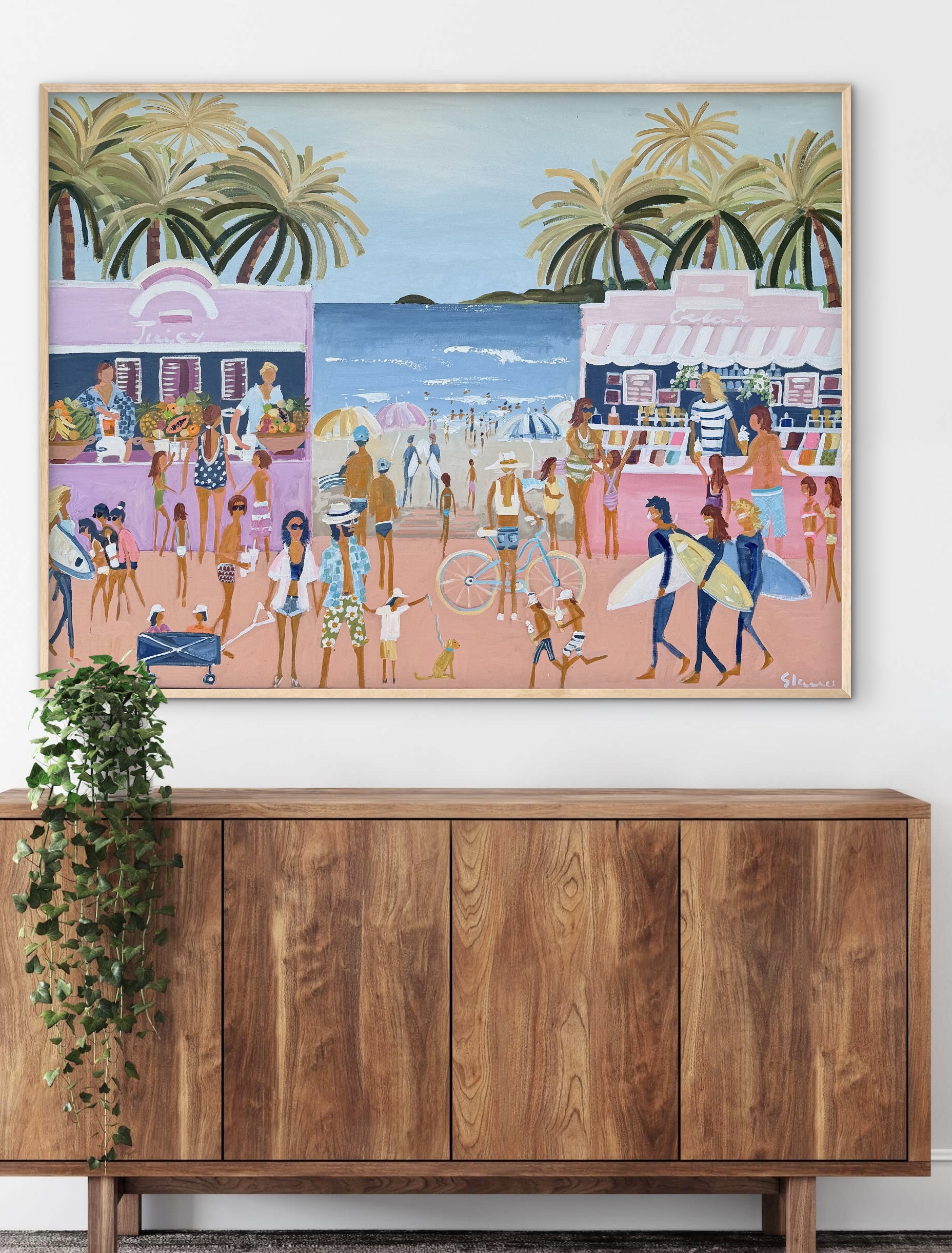 Juice and Gelato 126x96cm framed - Image 5