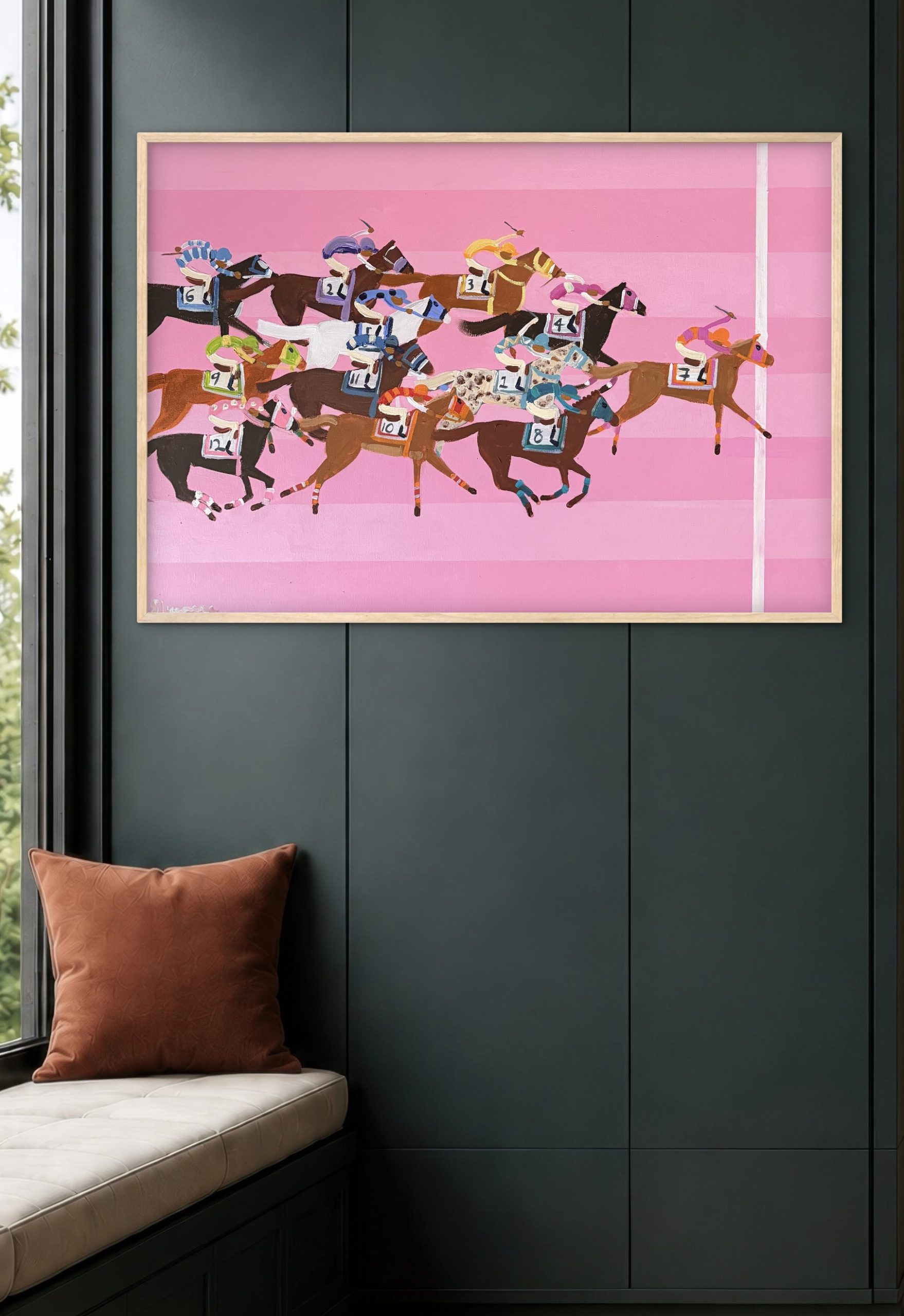 Each Way Bet 96 x 66cm framed - Image 2