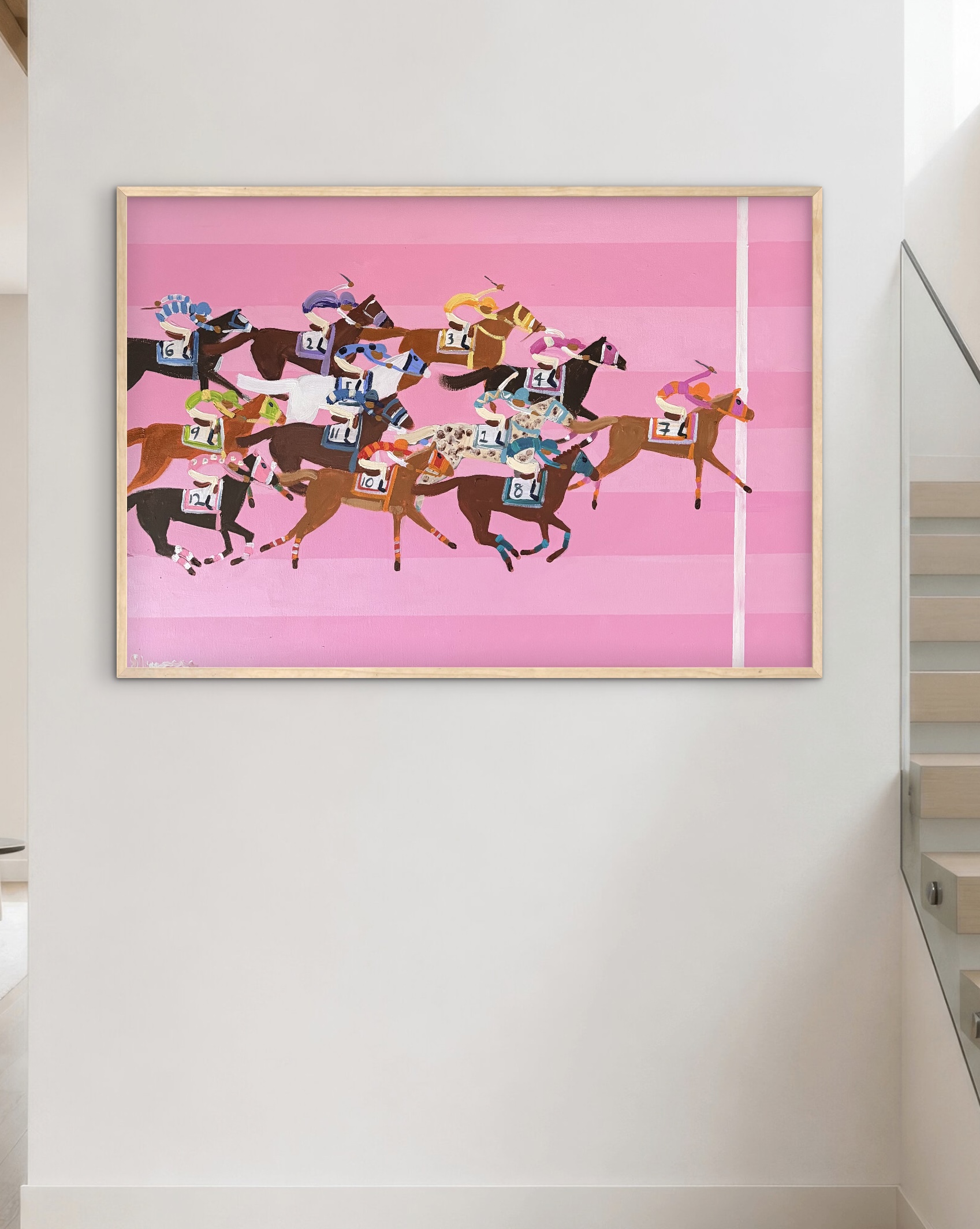 Each Way Bet 96 x 66cm framed - Image 6