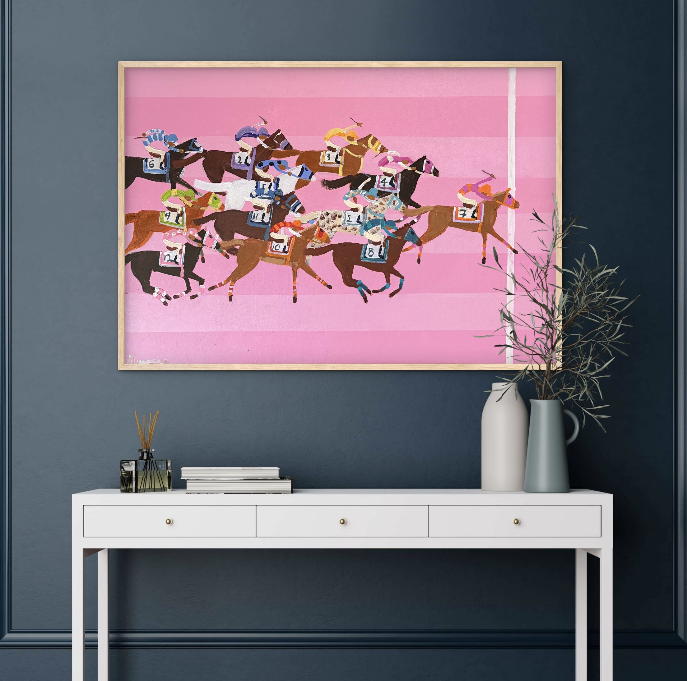 Each Way Bet 96 x 66cm framed - Image 5
