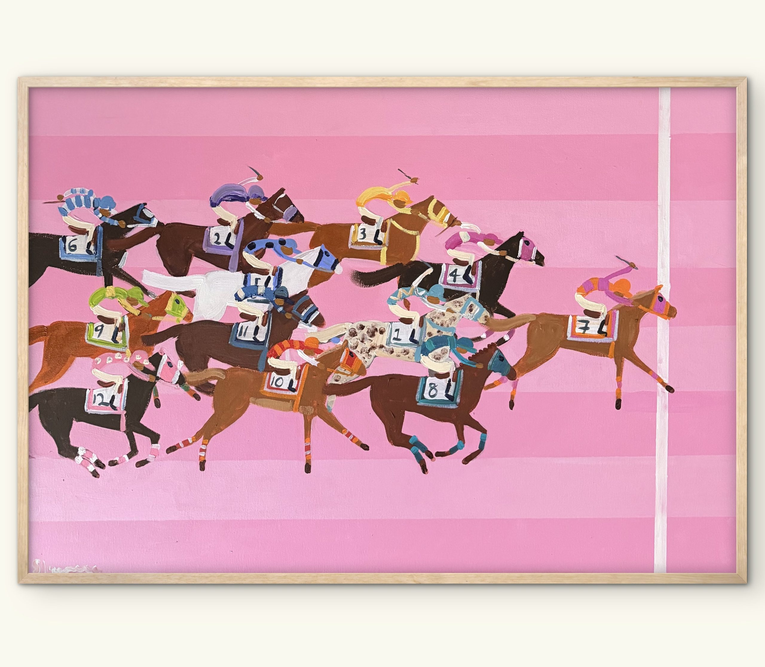 Each Way Bet 96 x 66cm framed - Image 3