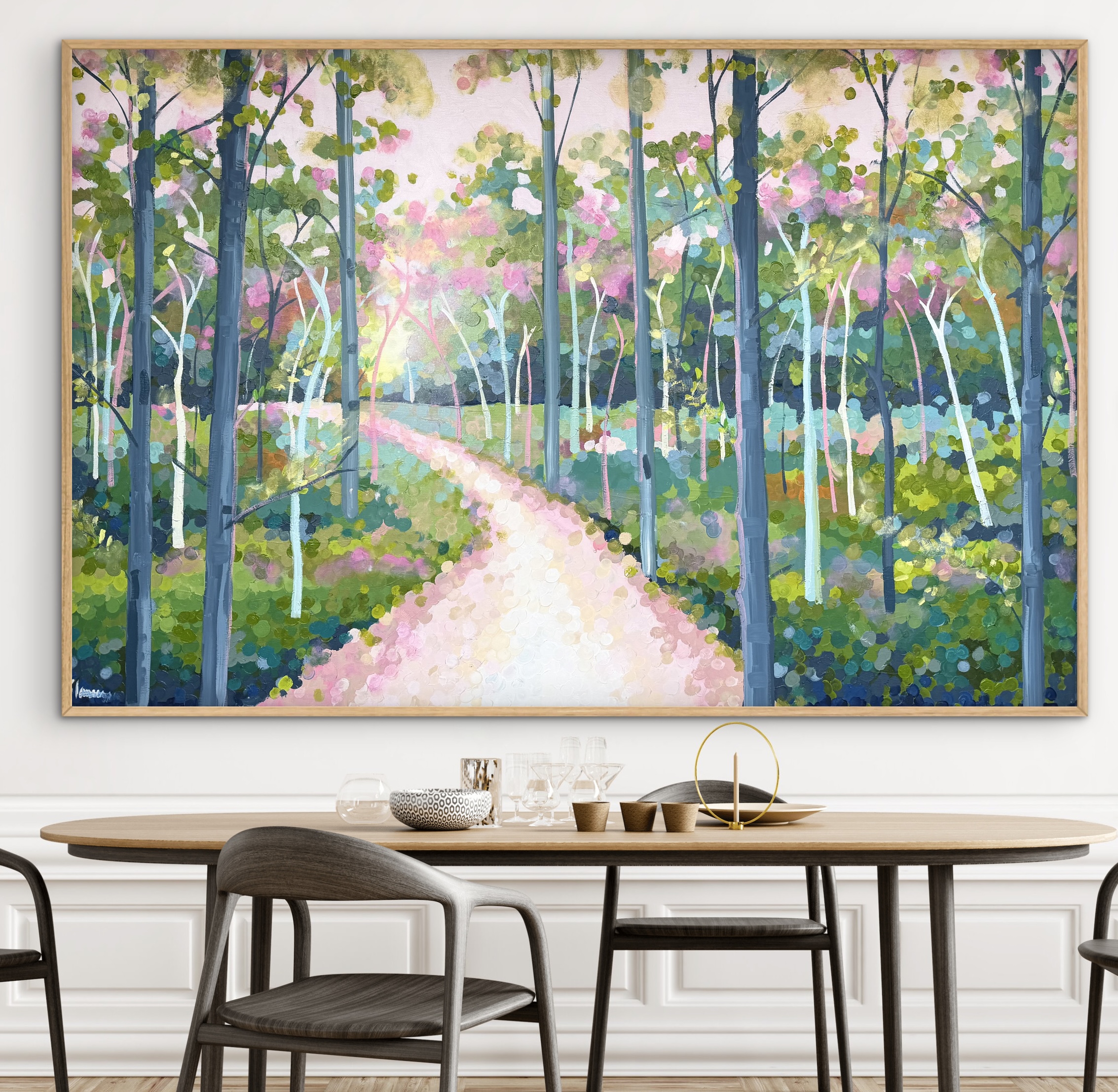 Pathways 157x107cm framed