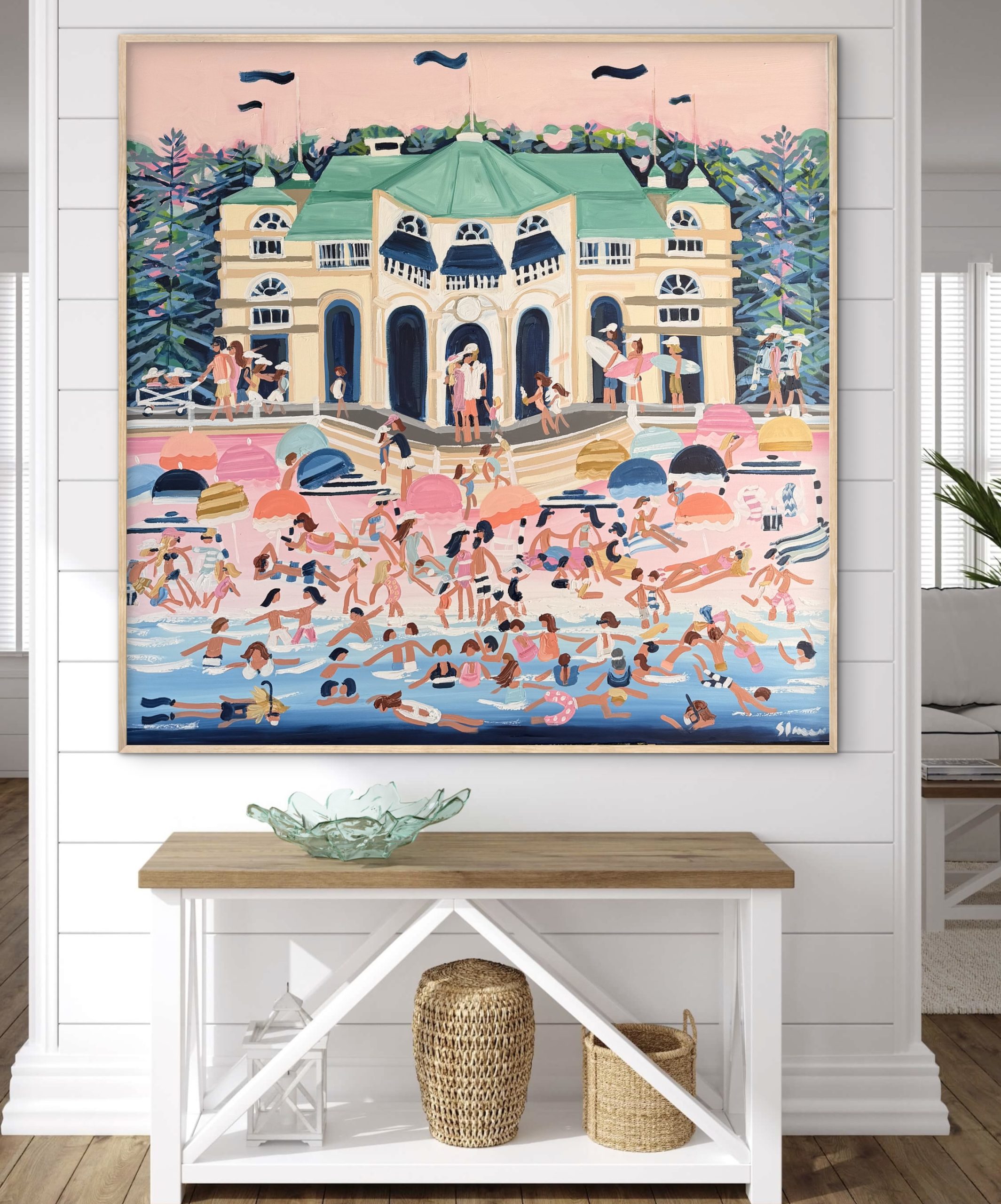 Cottesloe 126 x 126cm framed