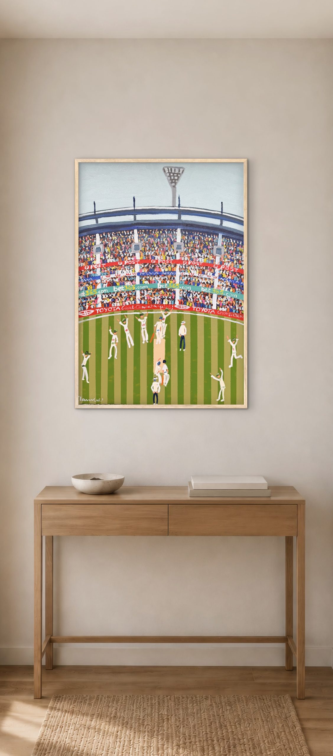 Cricket MCG 66x96cm framed - Image 2