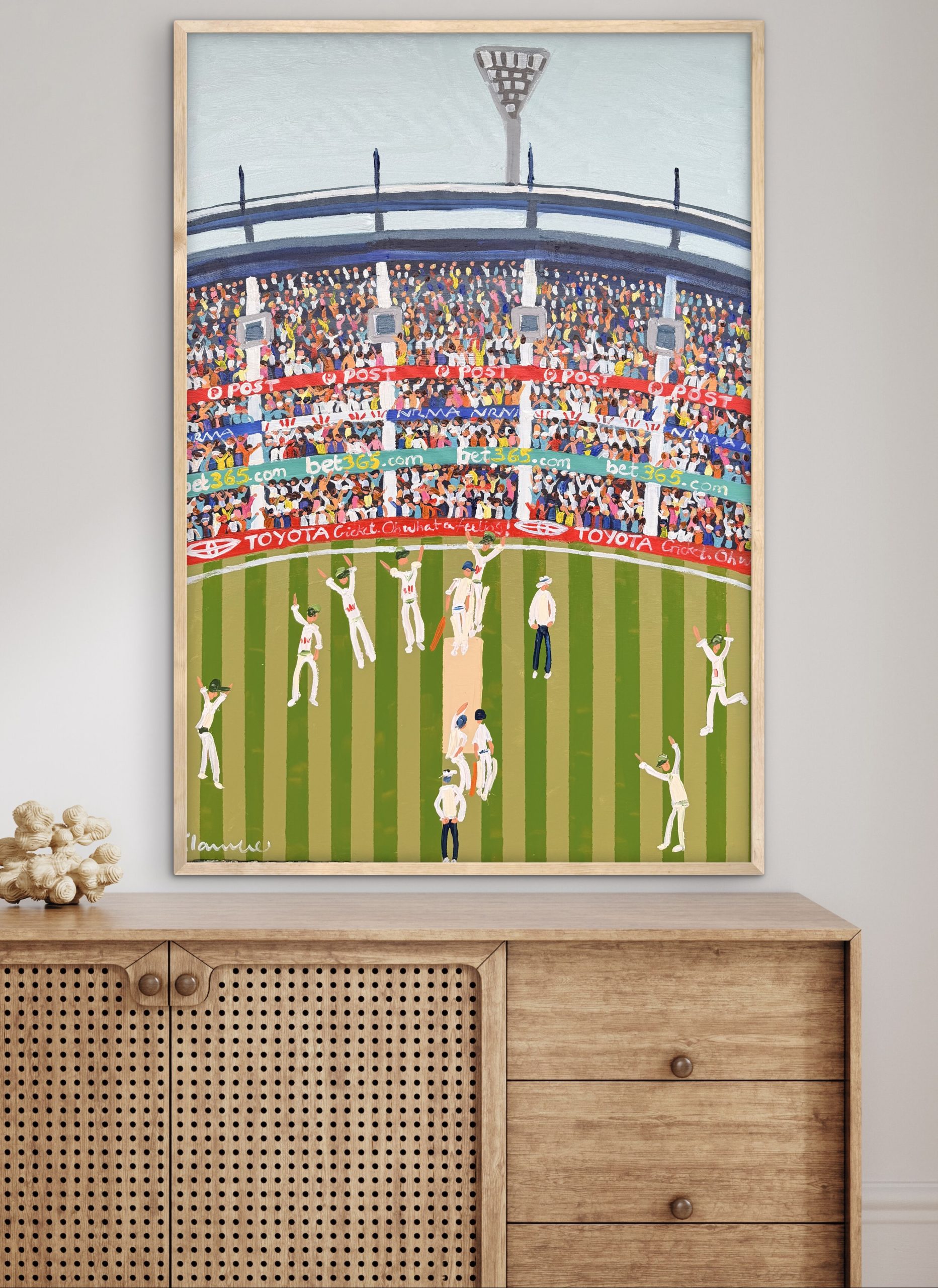 Cricket MCG 66x96cm framed - Image 5