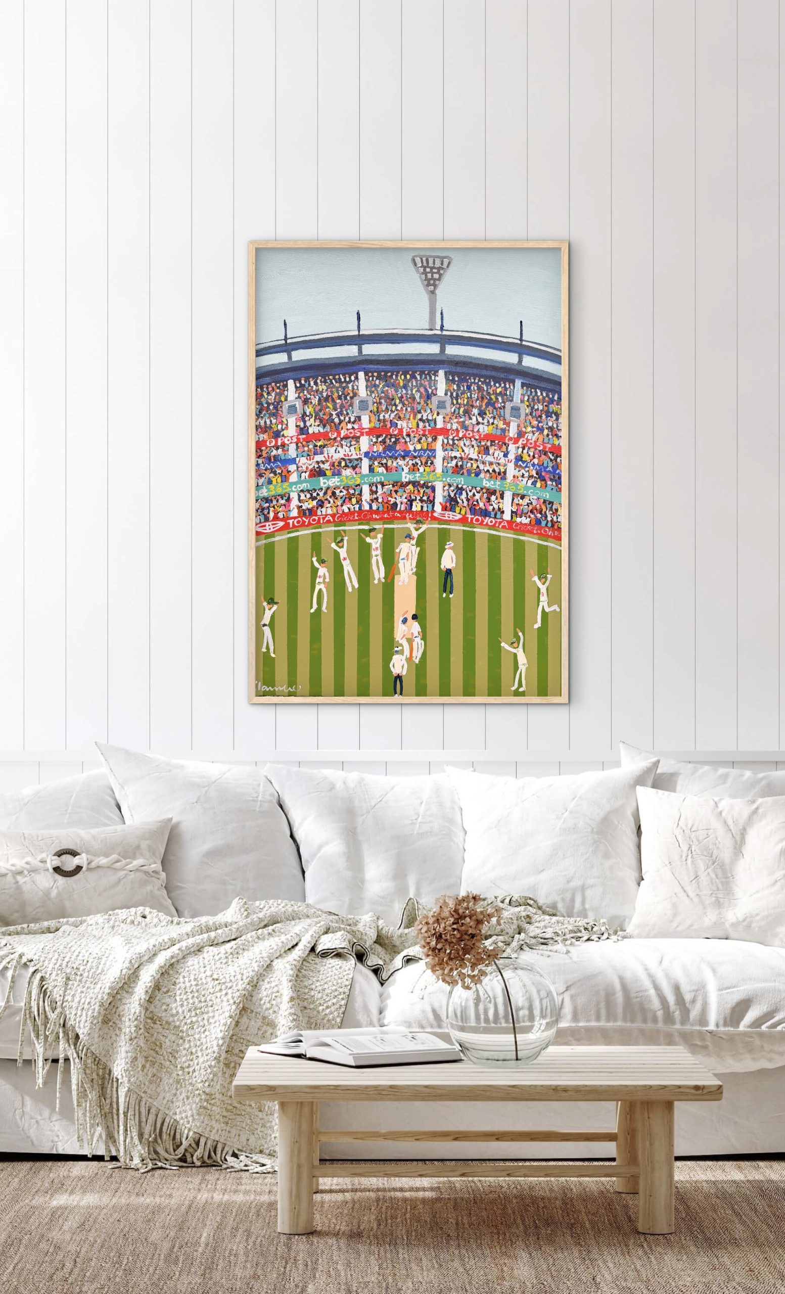 Cricket MCG 66x96cm framed - Image 3