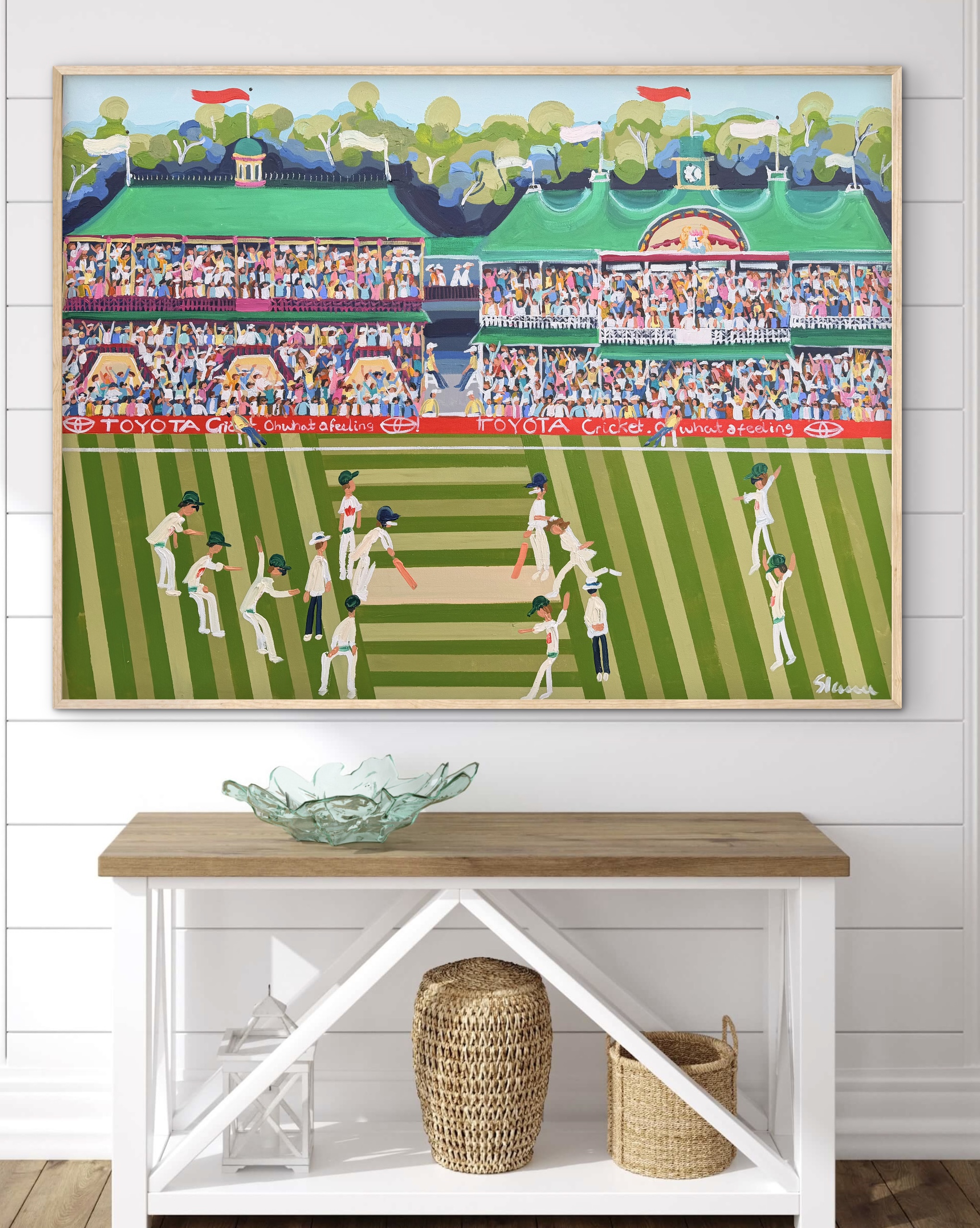 Cricket SCG 126x96cm framed - Image 2