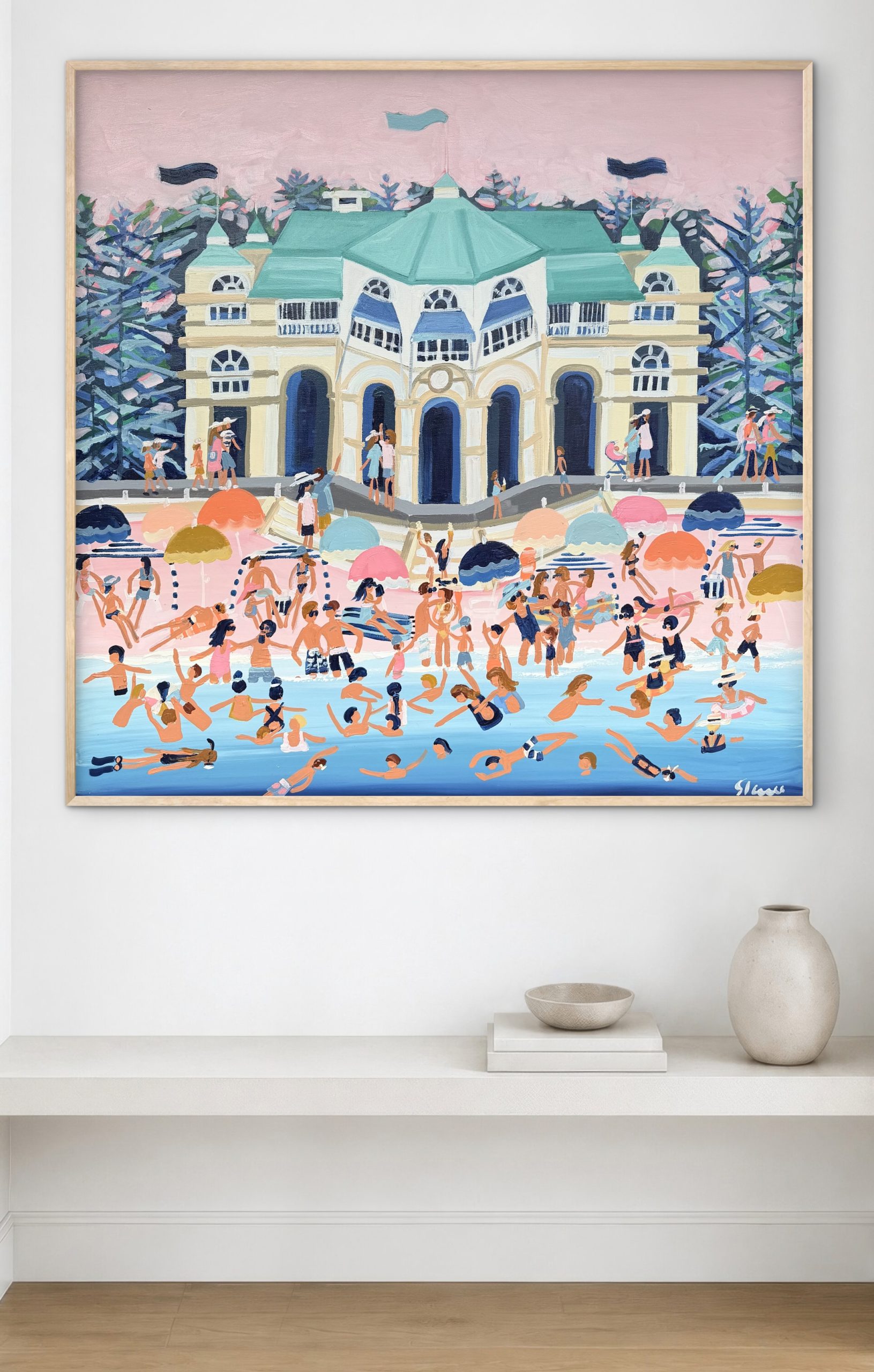 Cottesloe 106x106 cm framed - Image 5