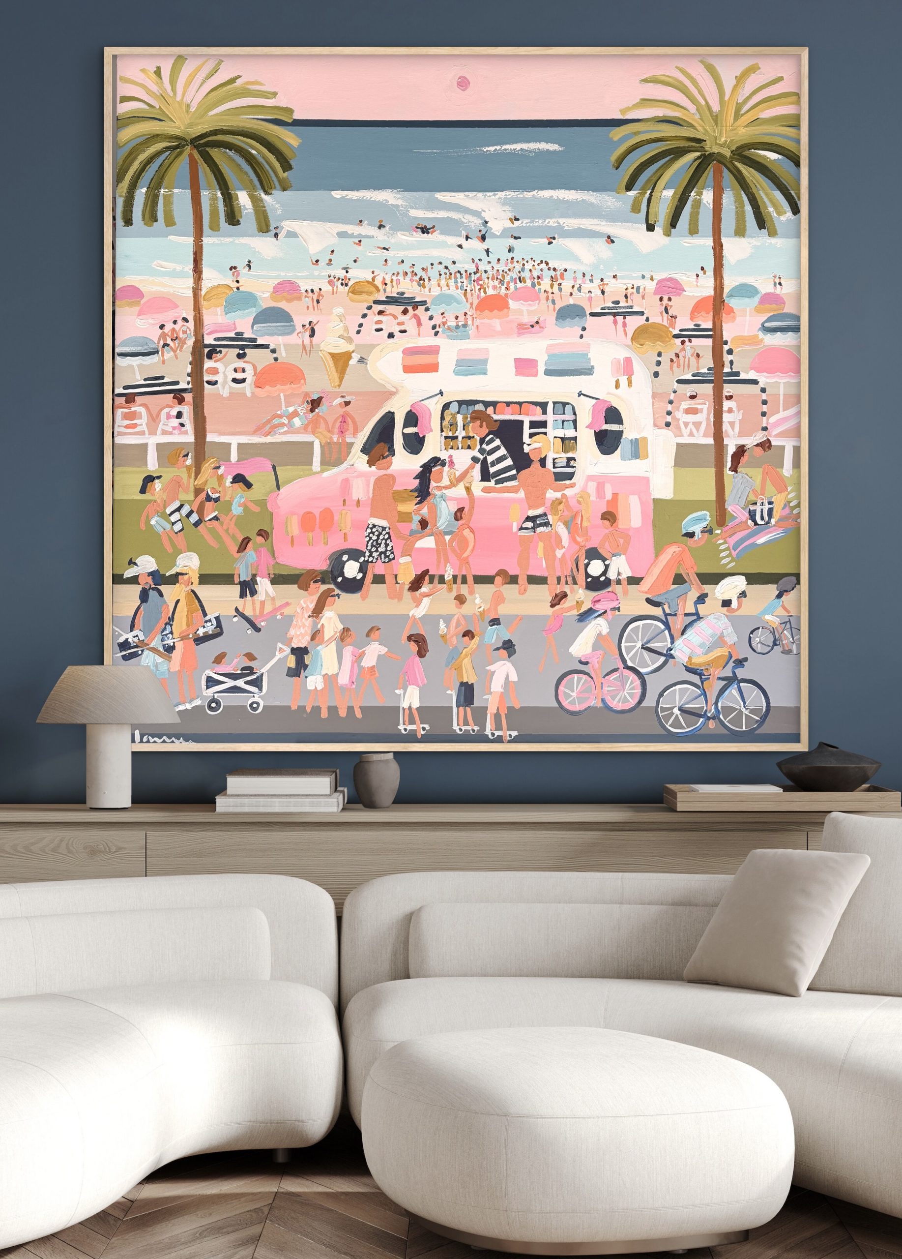 Mr Whippy 126x126cm framed - Image 2
