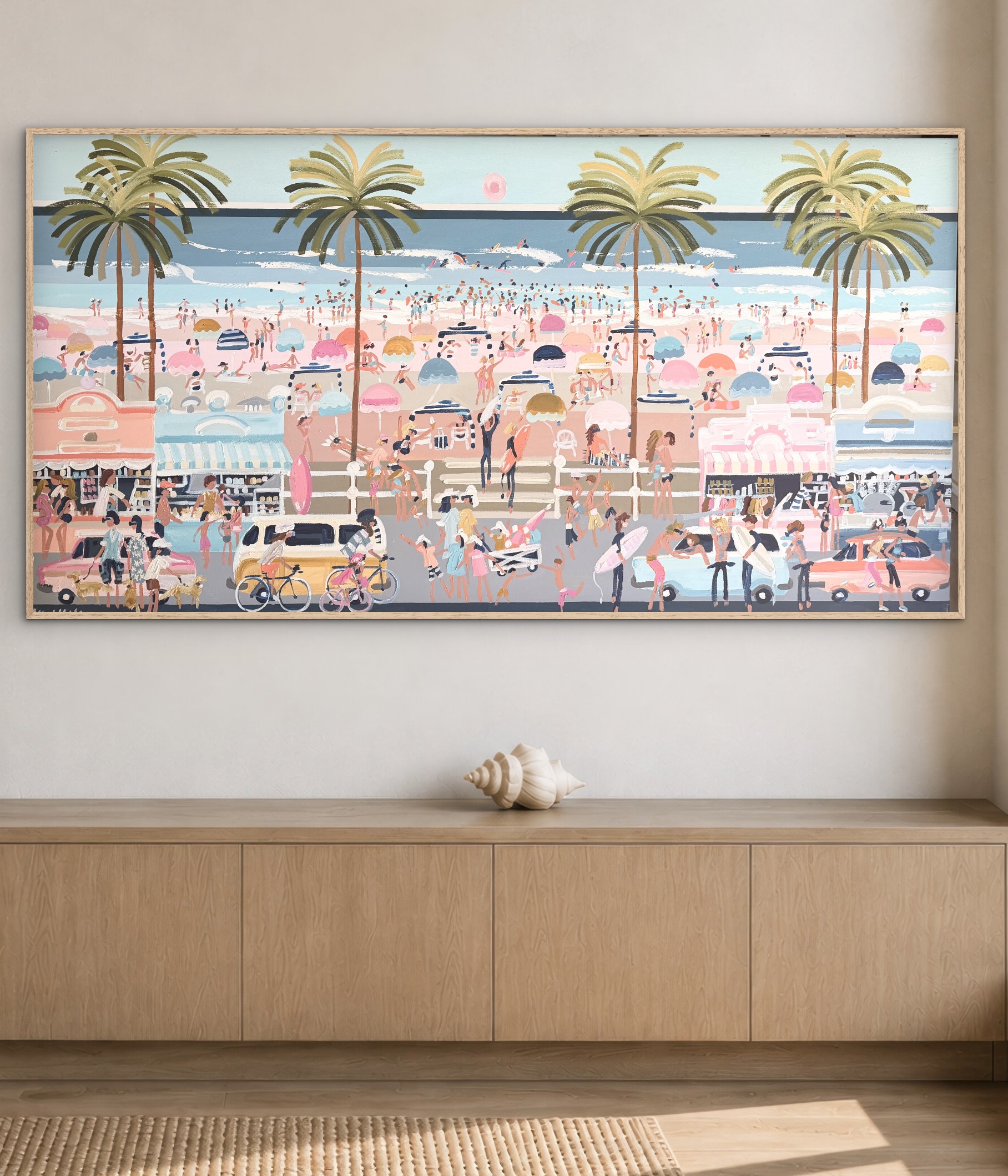 Holiday Heaven 187x97cm framed - Image 3