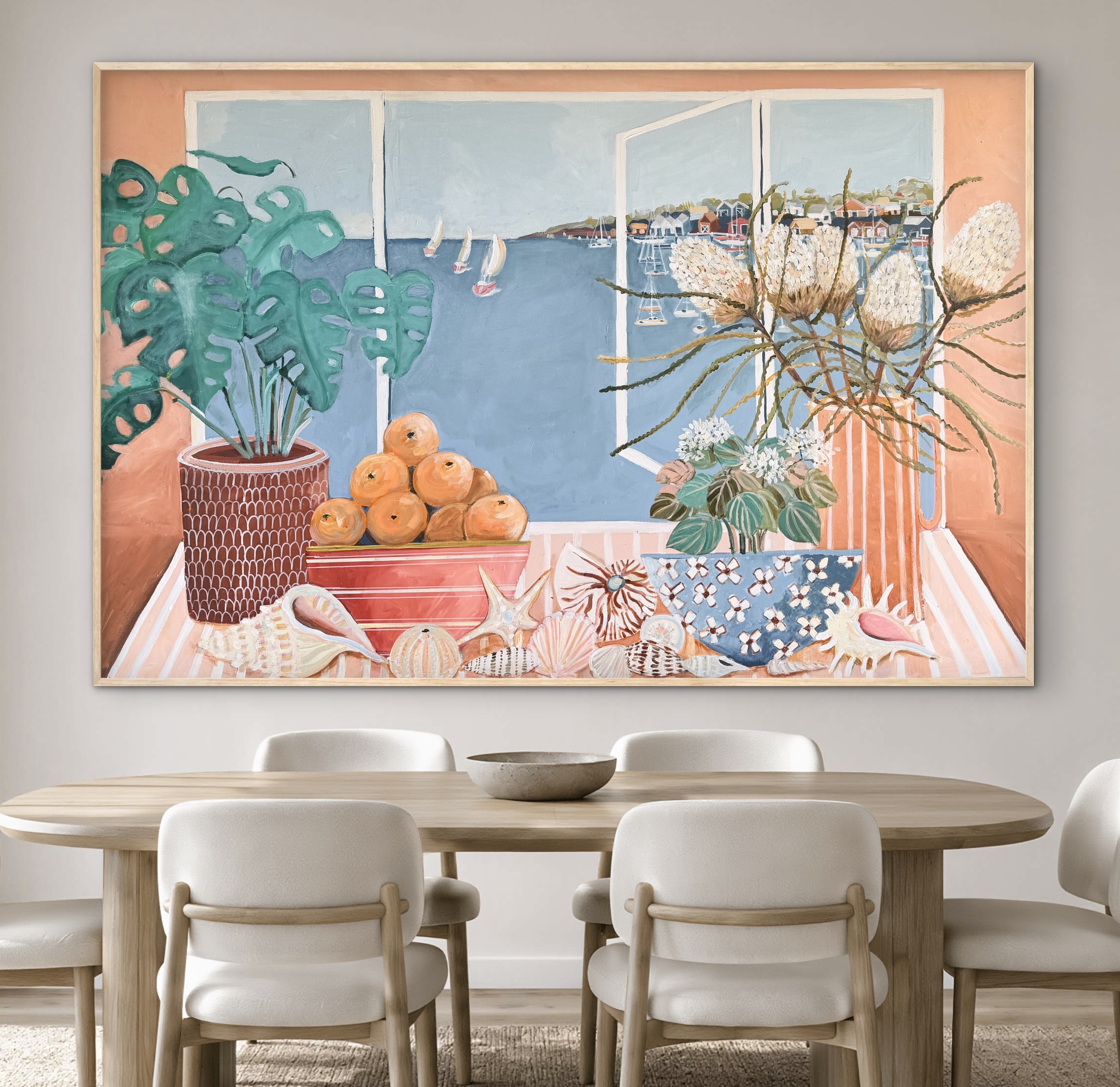 Seabreeze 157x107cm framed - Image 4
