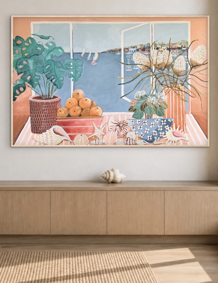 Seabreeze 157x107cm framed