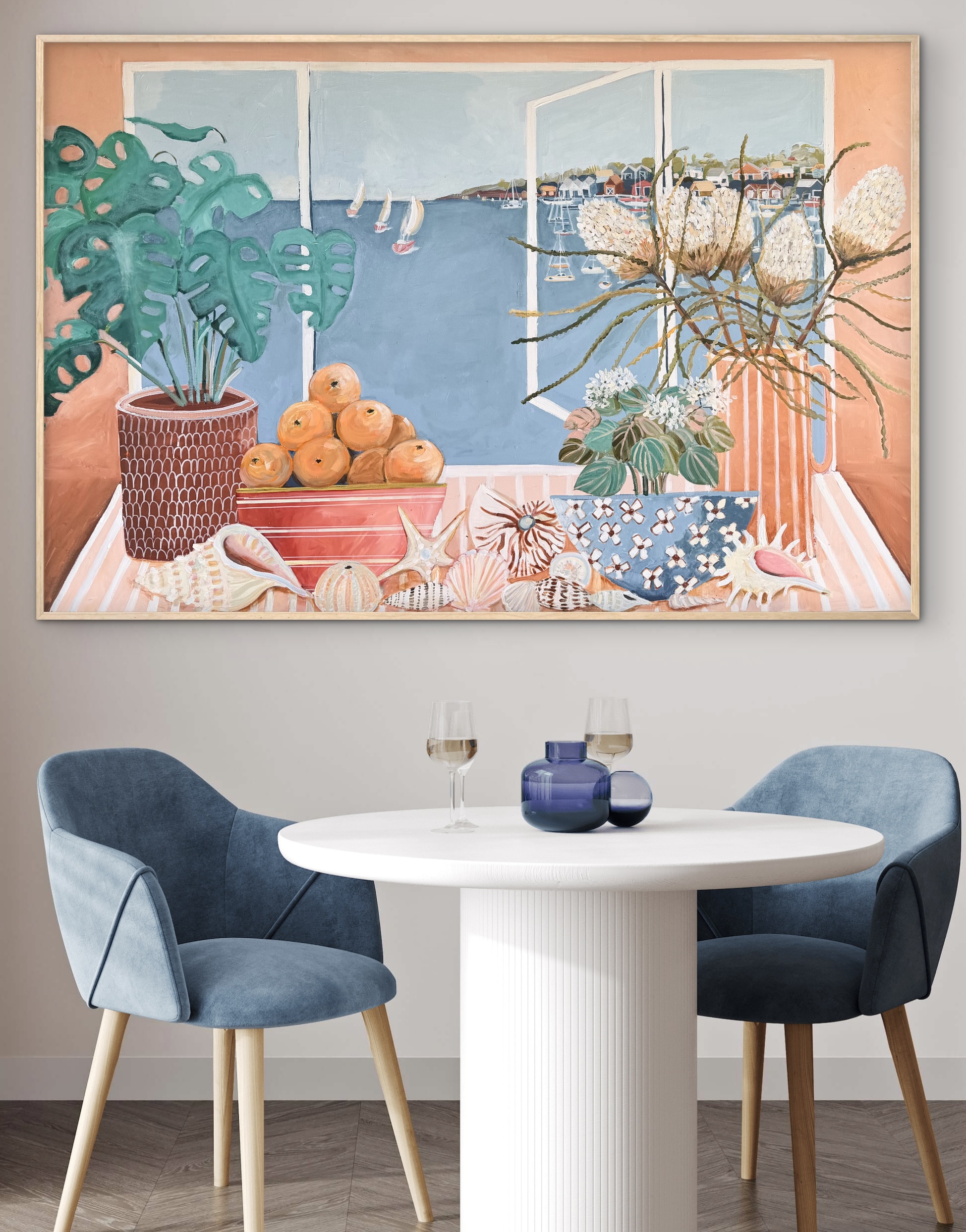 Seabreeze 157x107cm framed - Image 6